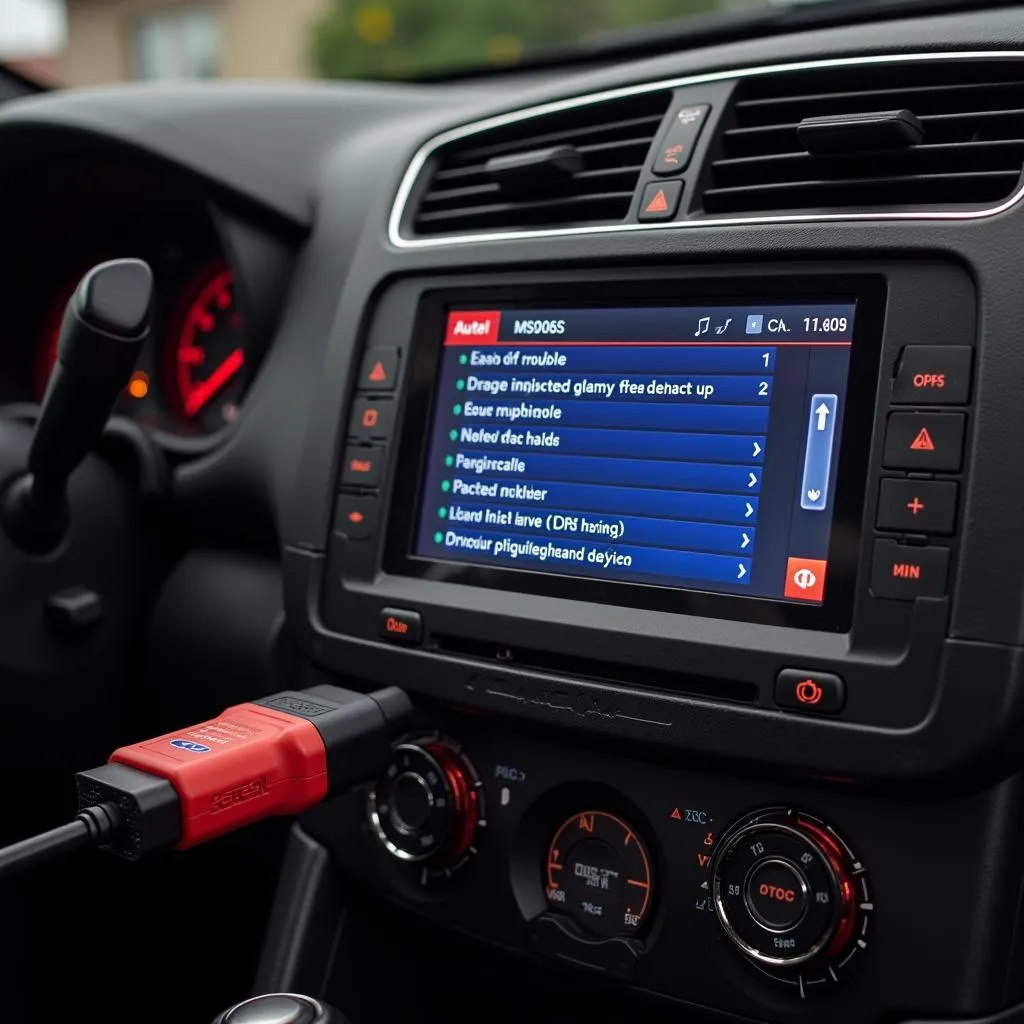 Diagnostic automobile avec Autel MS906S