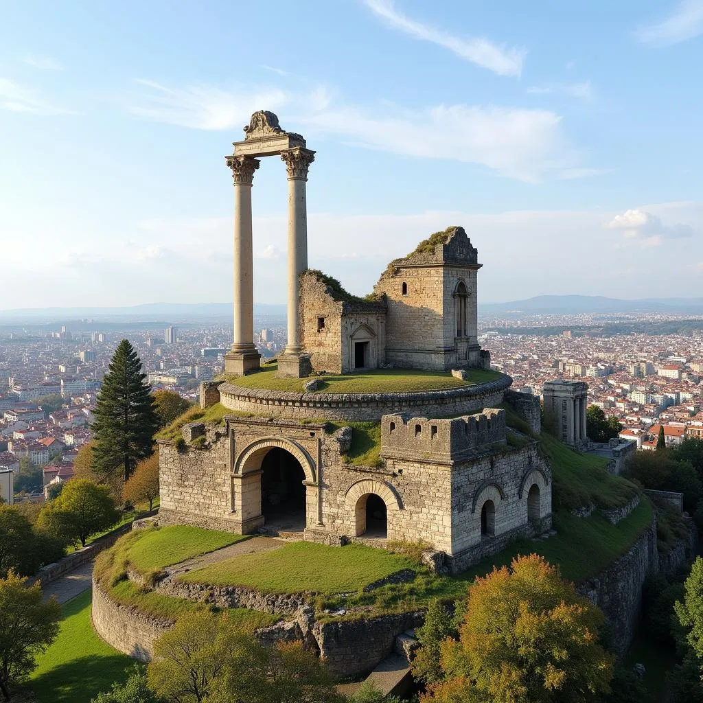 Autel de Rome sur la colline de Fourvière