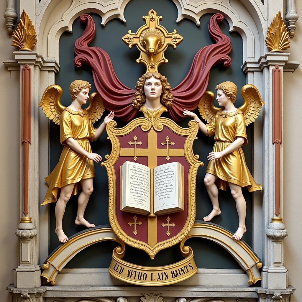 Blason de l'autel de la chapelle Saint Mathieu