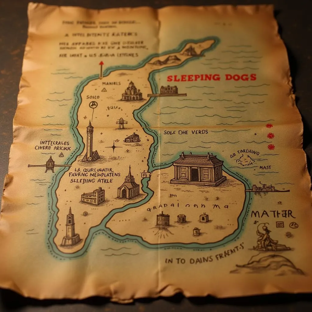 Carte d'autel Sleeping Dogs