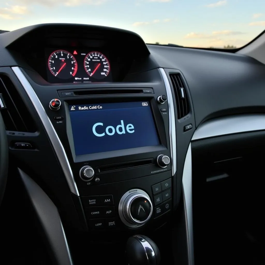 Code autoradio Acura MDX 2009