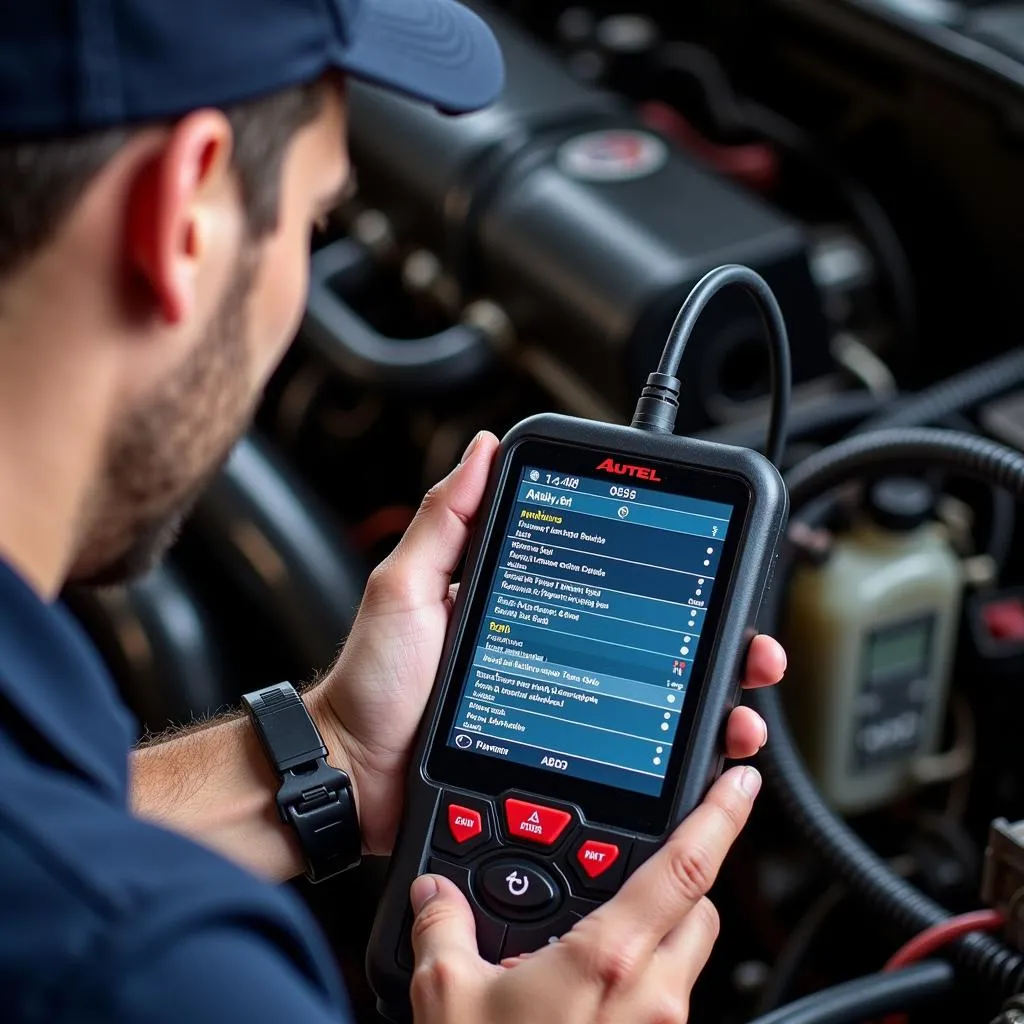 Diagnostic du moteur C15 Twin Turbo avec un appareil Autel