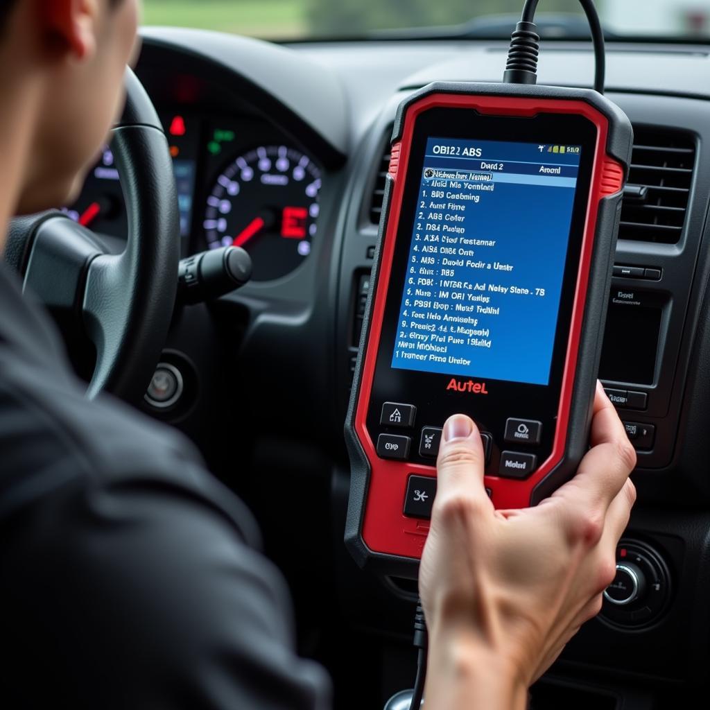 Diagnostic du système ABS avec l'outil Autel OBD2 