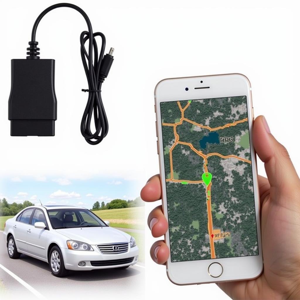 Dispositif de suivi GPS pour voiture