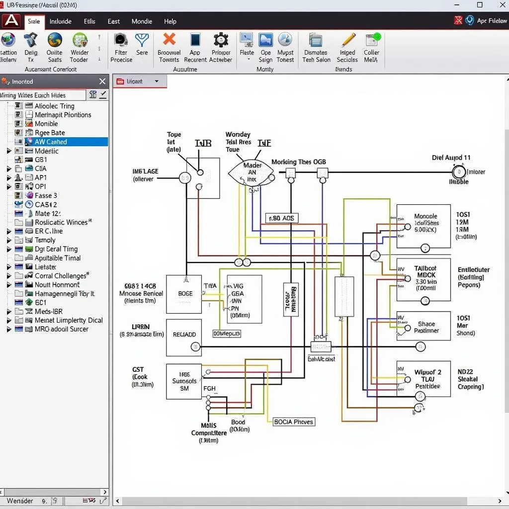 Autel EWD Viewer: Schéma électrique d'un véhicule