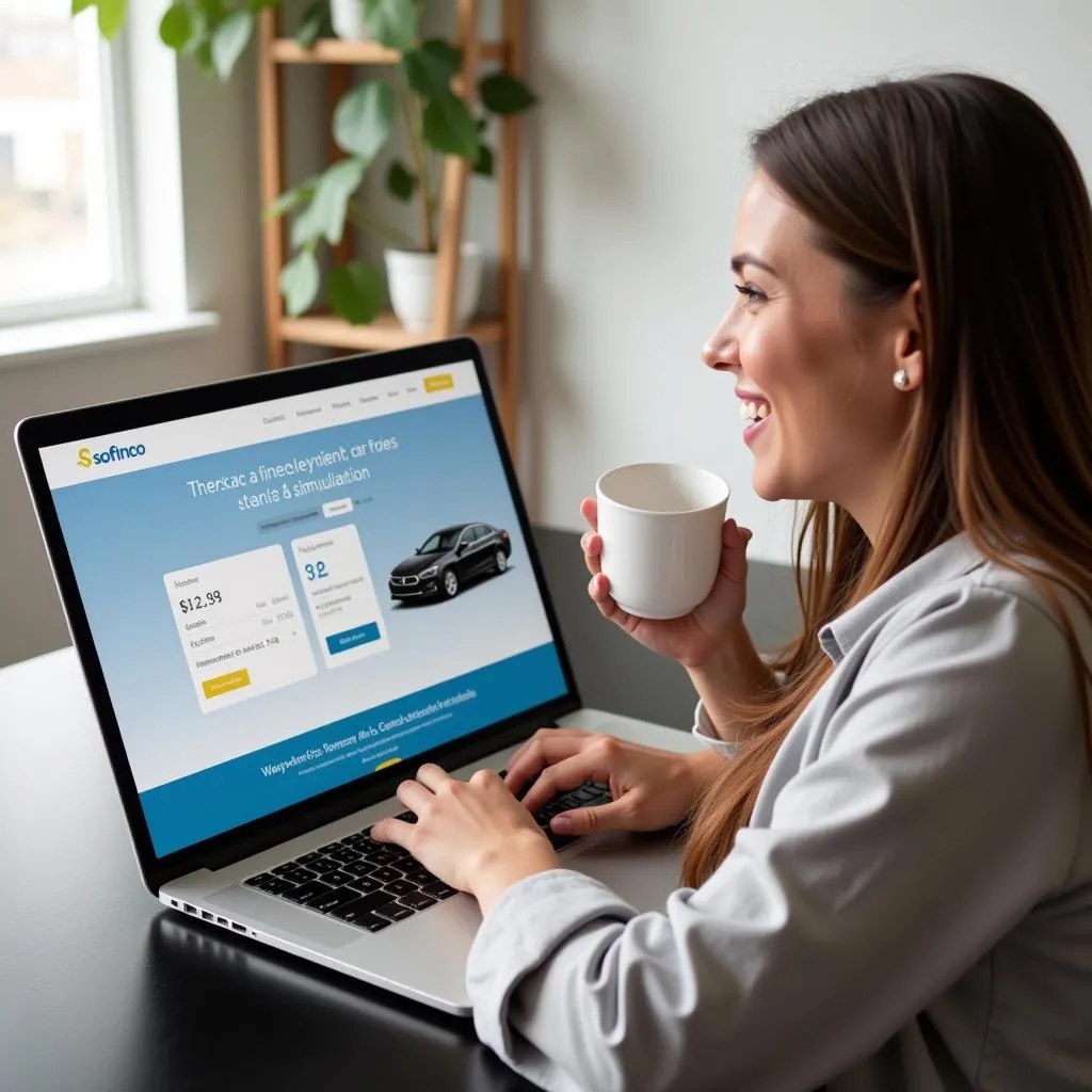Simulation de prêt auto Sofinco en ligne