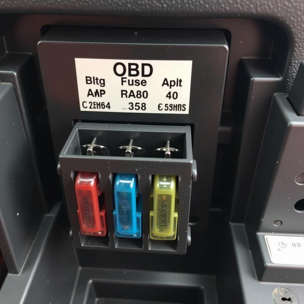 Fusible OBD d'une Honda Civic 2004