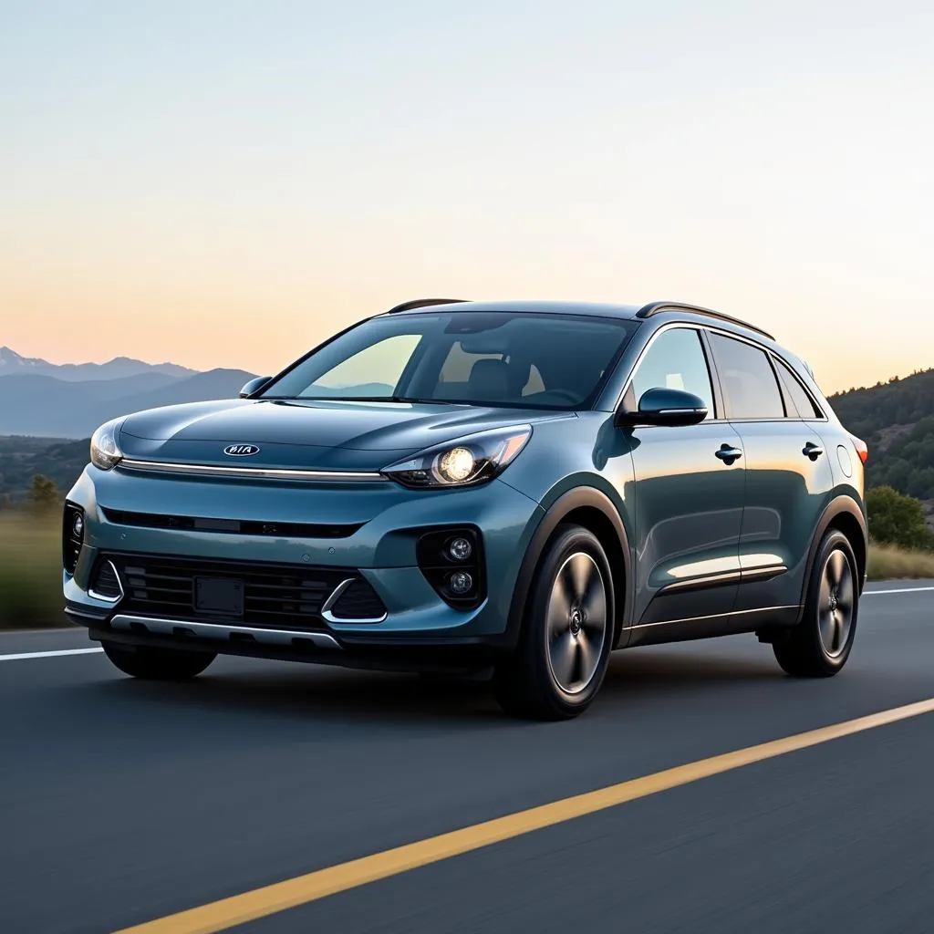 Kia e-Niro sur la route