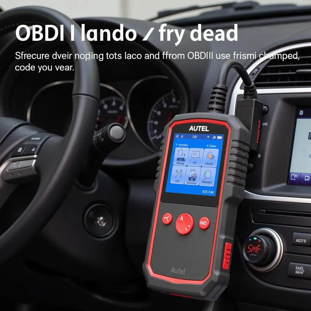 Lecteur de code OBD-II Autel