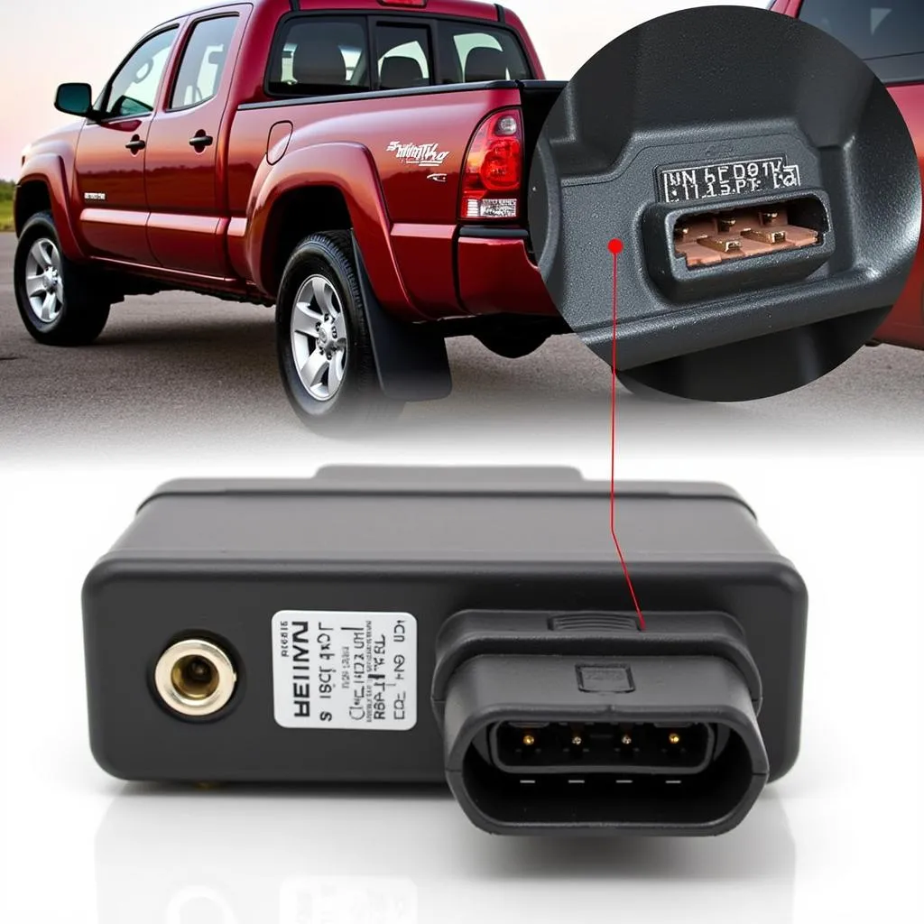 Emplacement du port OBD sur une Toyota Tacoma 2012