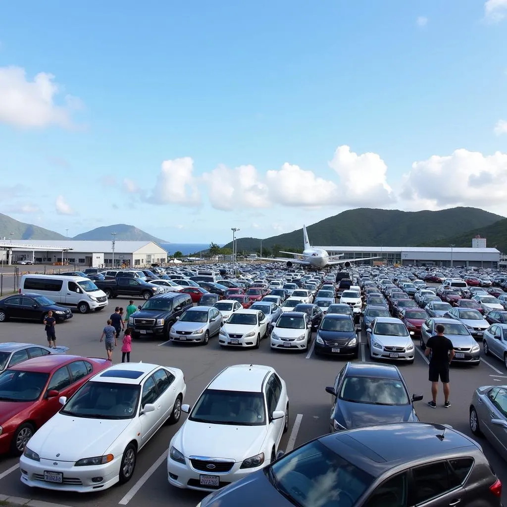 Location de voiture à l'aéroport de Saint-Thomas