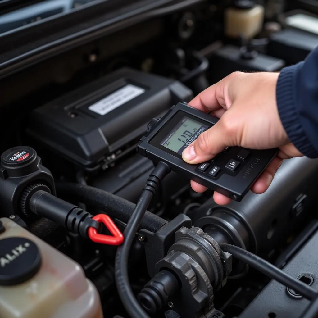 Logiciel OBD pour Chevrolet Kalos en cours de diagnostic