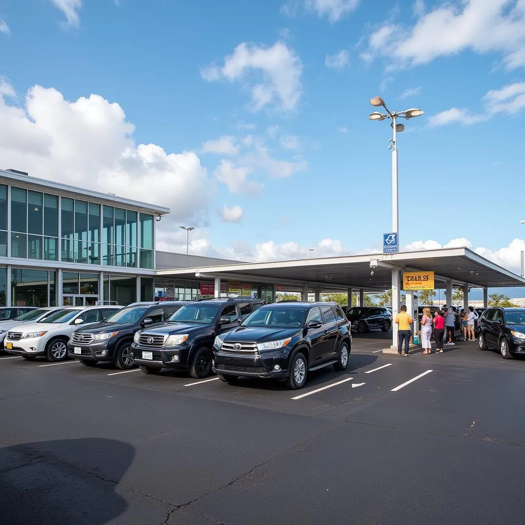 Location de voiture à l'aéroport d'Honolulu, Hawaï