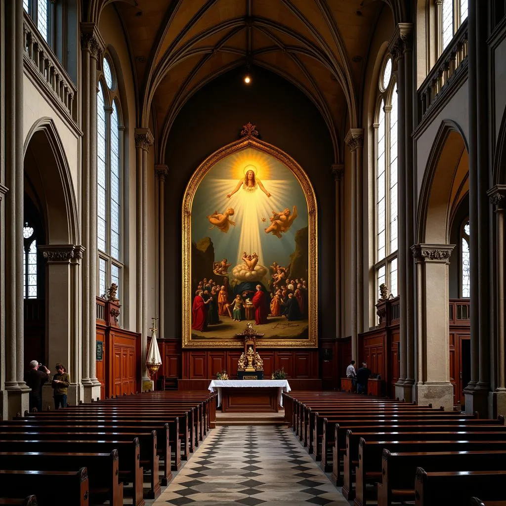 Maitre Autel d'Anvers dans l'église Saint-Paul