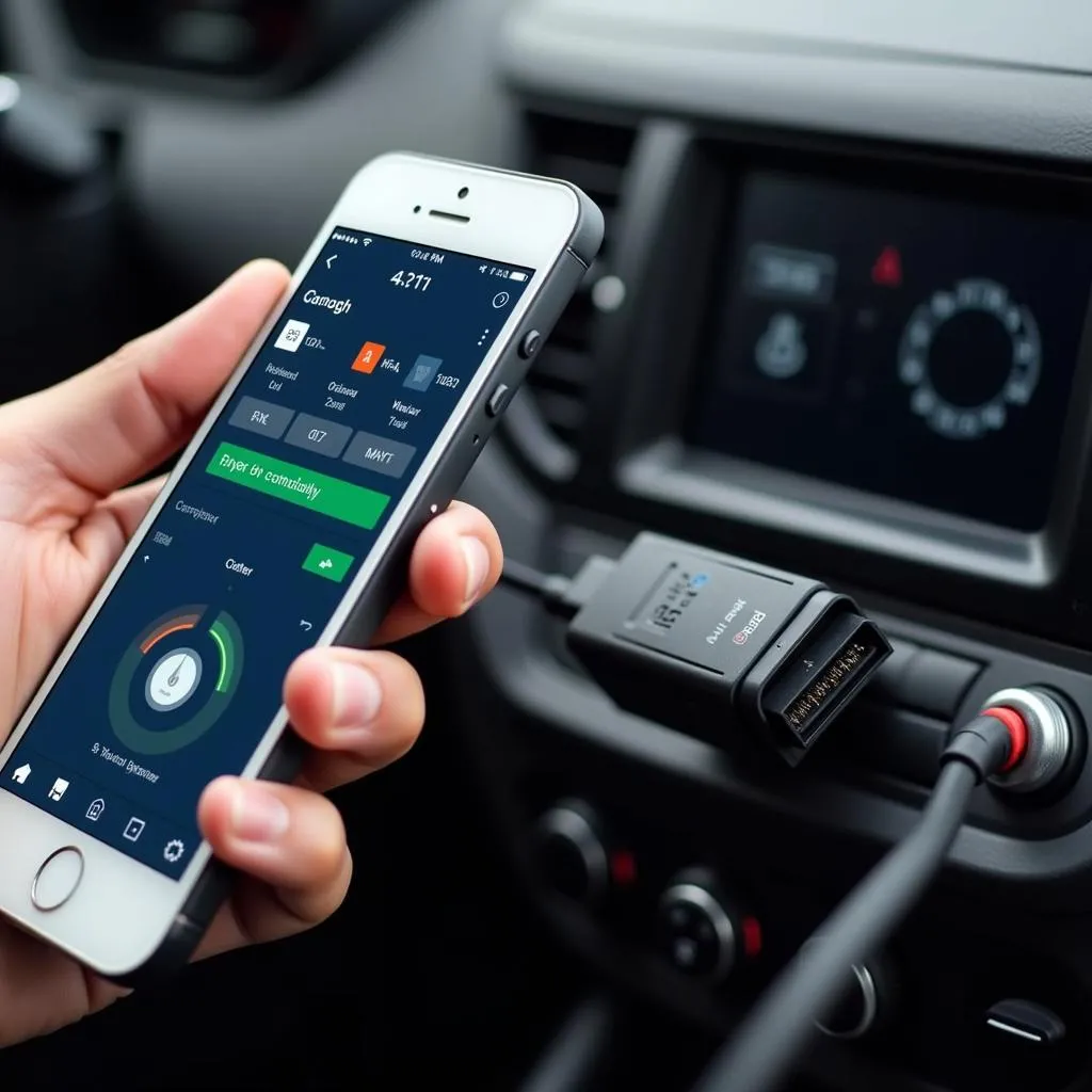 Application pour scanner OBD Bluetooth Bosch - Connexion