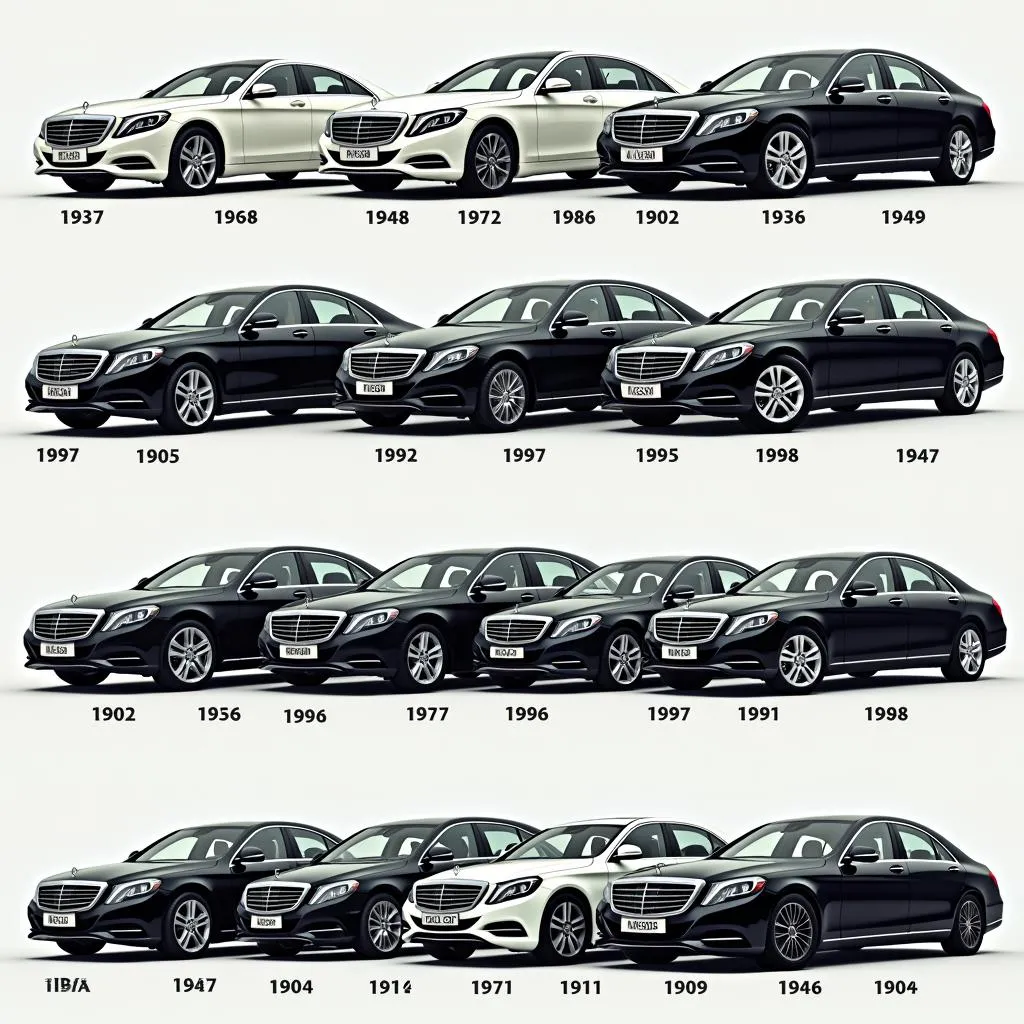 Evolution de la Mercedes-Benz Classe S à travers les années