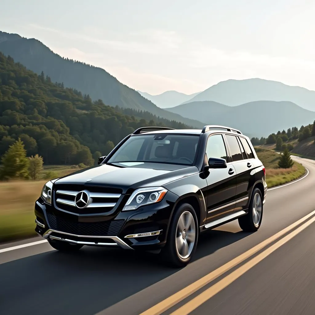 Mercedes GLK 350 4MATIC Conduite sur Route