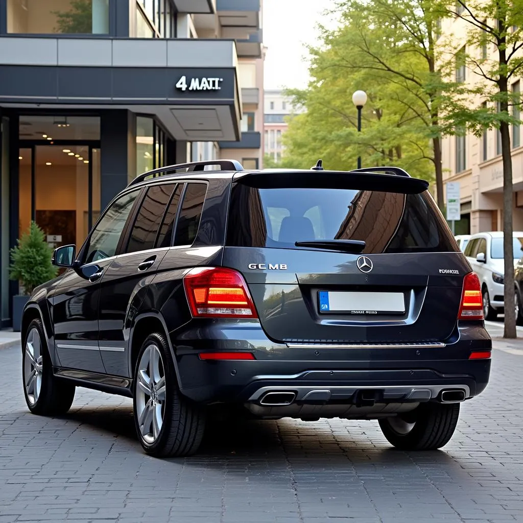 Mercedes GLK 350 4MATIC vue extérieure