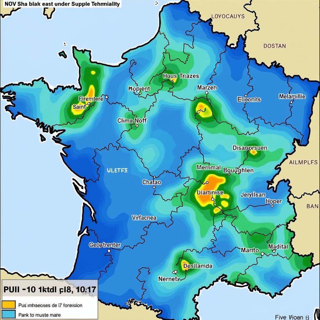 Prévisions météo pour Saint-Laurent-des-Autels