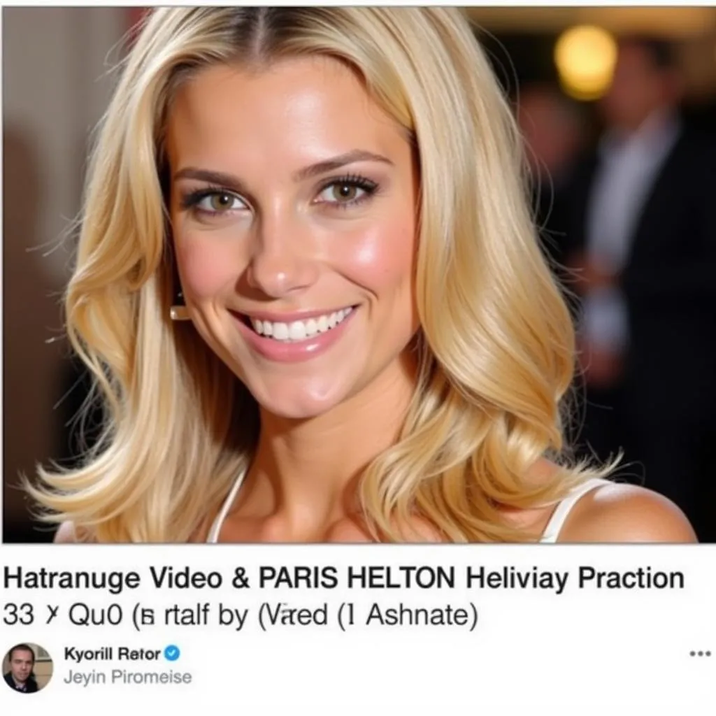 Impact de la vidéo nue de Paris Hilton