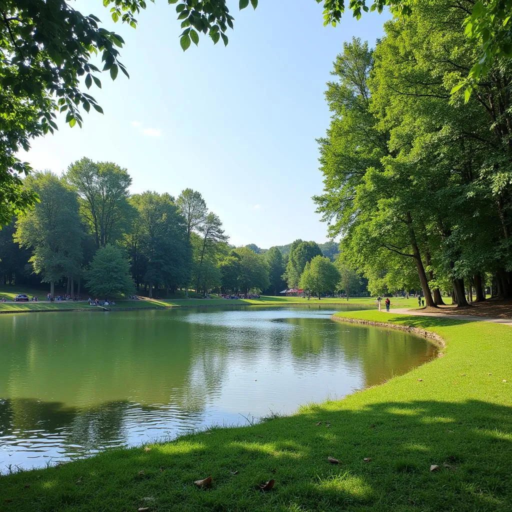 Plan d'eau à Beaumont-les-Autels