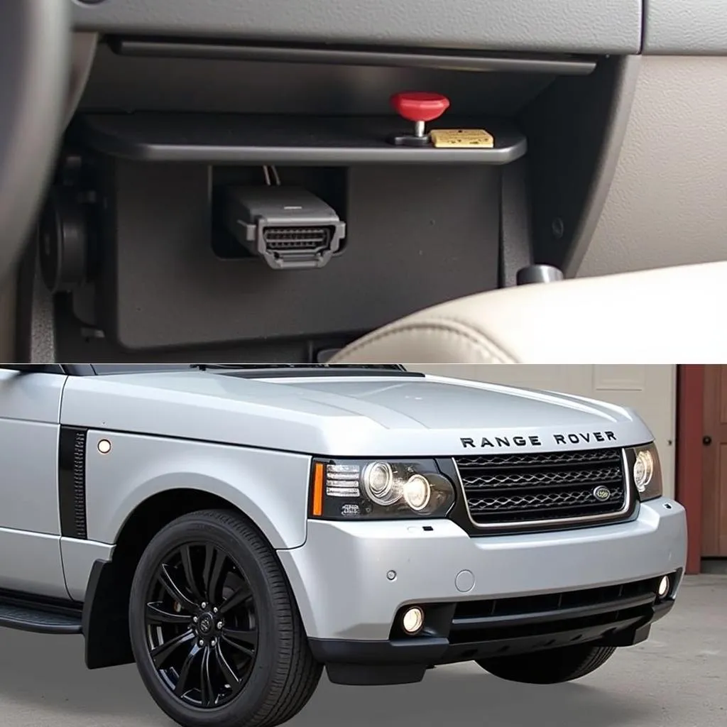 Prise OBD d'un Range Rover