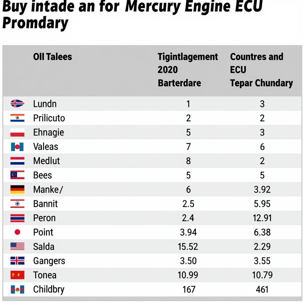 Prix de réparation de l'ECU d'un moteur hors-bord Mercury