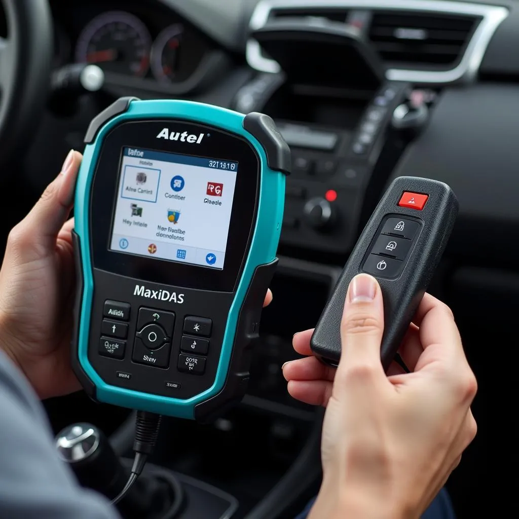 Programmation de clé de voiture avec Autel MaxiDAS