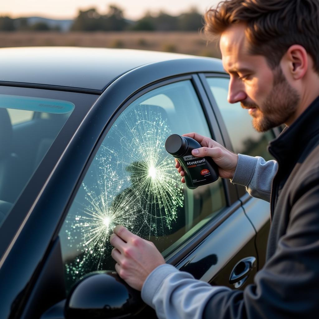 Réparation de vitre de voiture