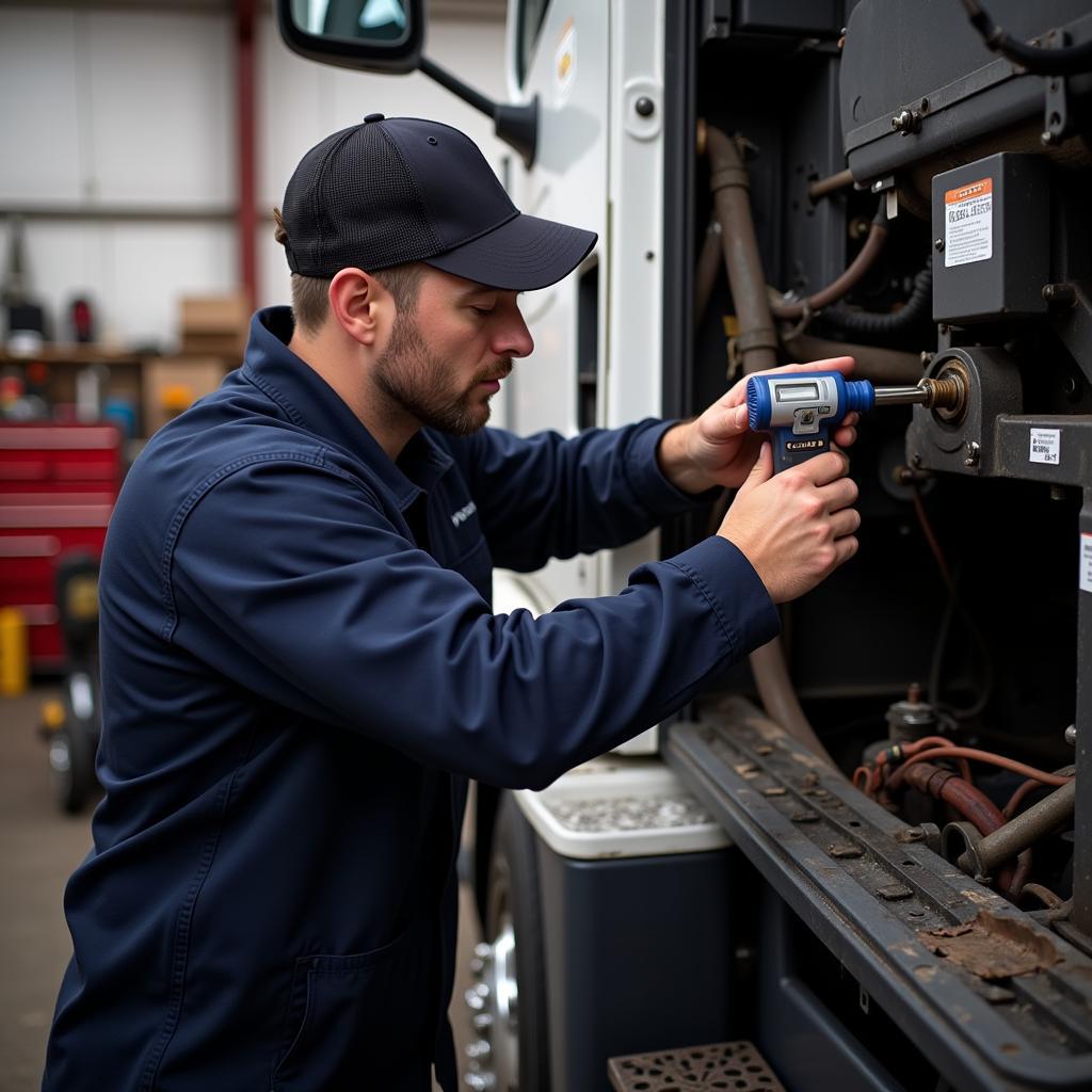 Réinitialisation de l'AC d'un camion Freightliner