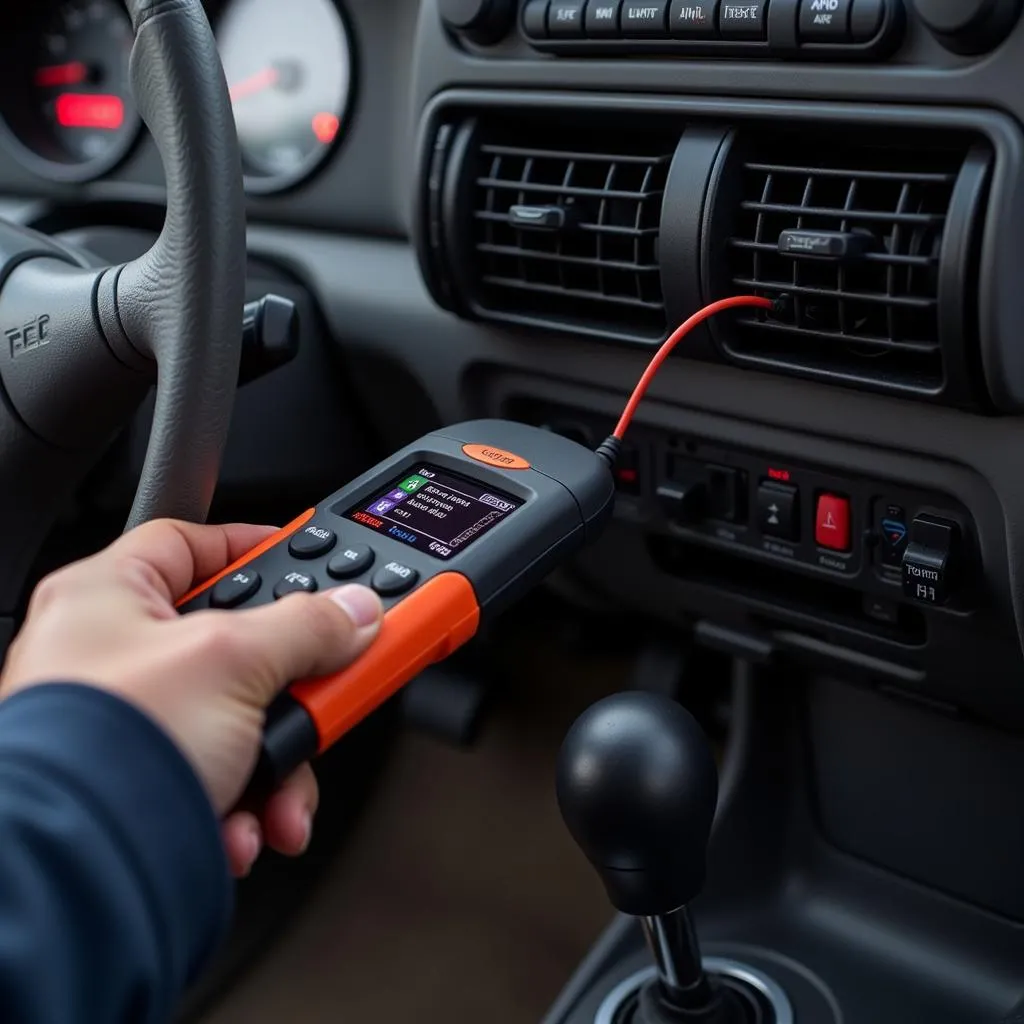 Scanner OBD2 Connecté à une Toyota Tacoma 1998