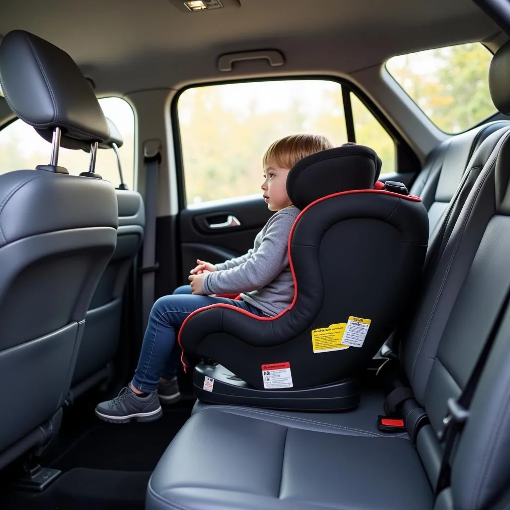 Siège auto pour enfant dans une voiture