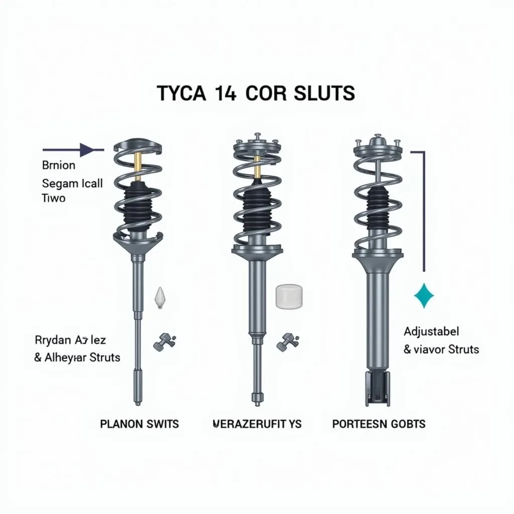 Types d'Amortisseurs de Voiture