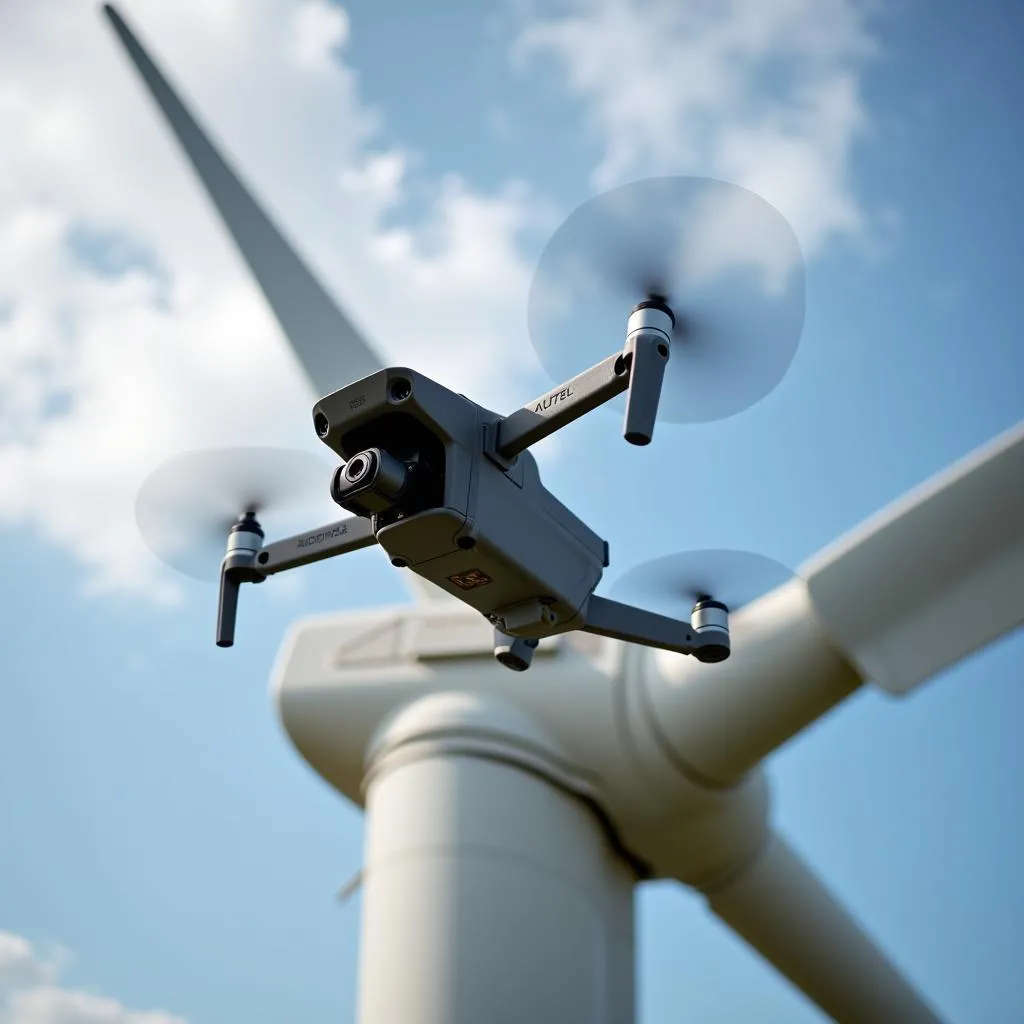 Utilisation d'un drone Autel pour l'inspection d'une infrastructure