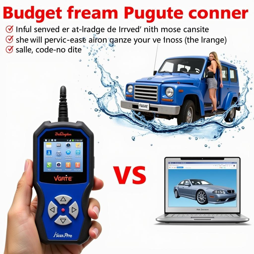 Scanner OBD Bluetooth Vgate iCar Pro