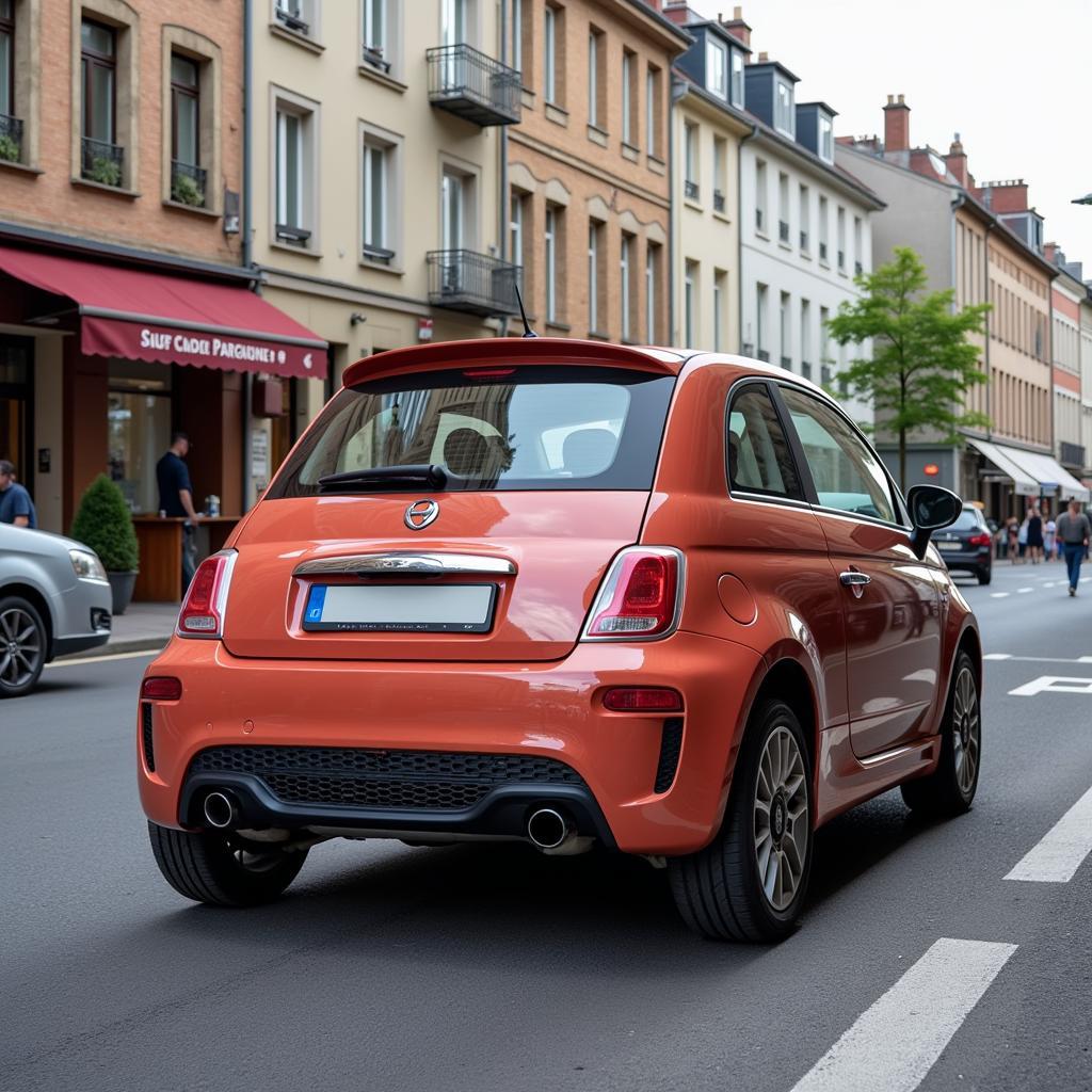 Location d'une voiture compacte en France