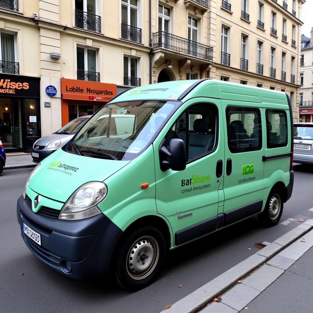 Voitures en libre-service à Paris