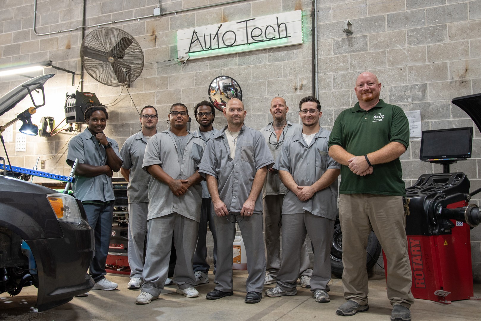 automotive skills training in correctional facility